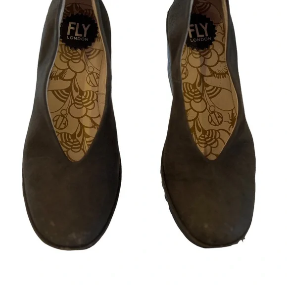 Fly London Yaz Cupido Wedge Slip On Shoe in size US 7.5-8 EU 38 Green - Picture 11 of 16